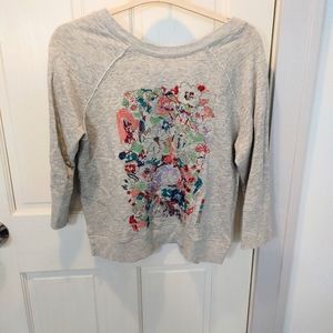 Anthropologie Postmark Paint by Numbers Sweatshirt